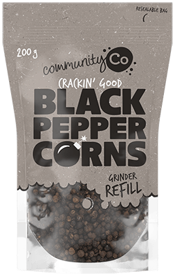 Black Pepper Corns Grinder Refill 200g