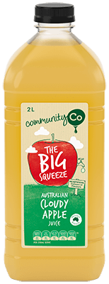 Australian Cloudy Apple Juice 2L