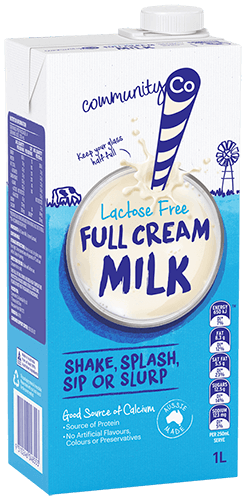 Lactose Free Full Cream Milk 1L
