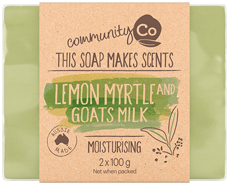 Lemon Myrtle & Goats Milk Soap 2x100g