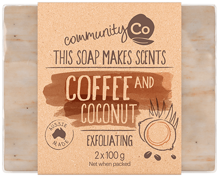 Coffee & Coconut Soap 2x100g