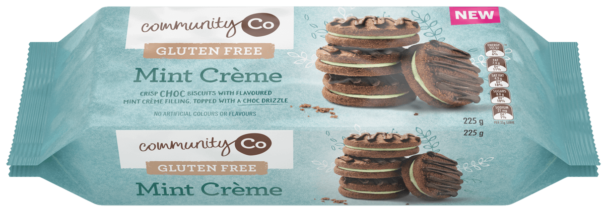 Gluten Free Mint Creme Biscuits 225g