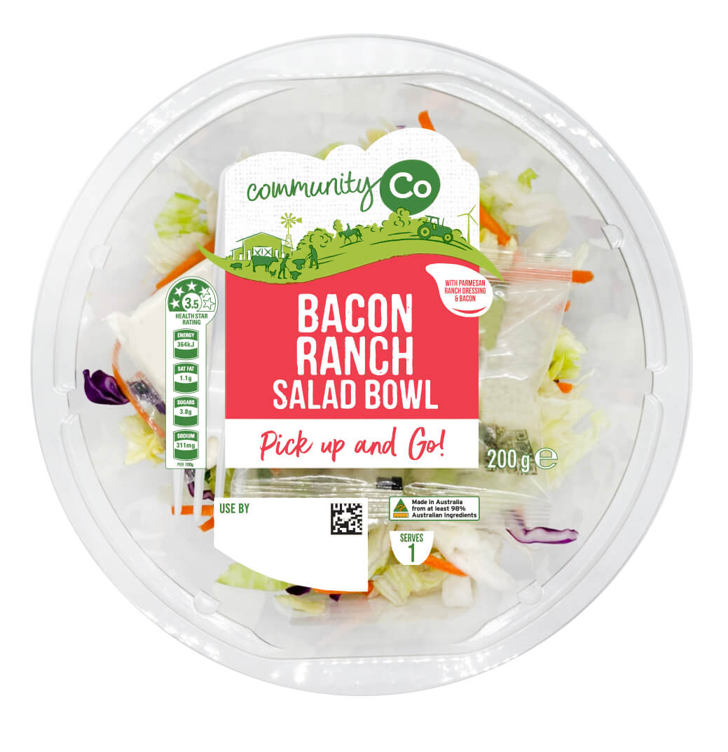 Bacon Ranch Salad Bowl 200g