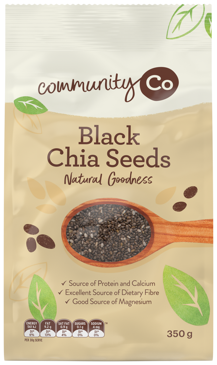 Aussie Black Chia Seeds 350g