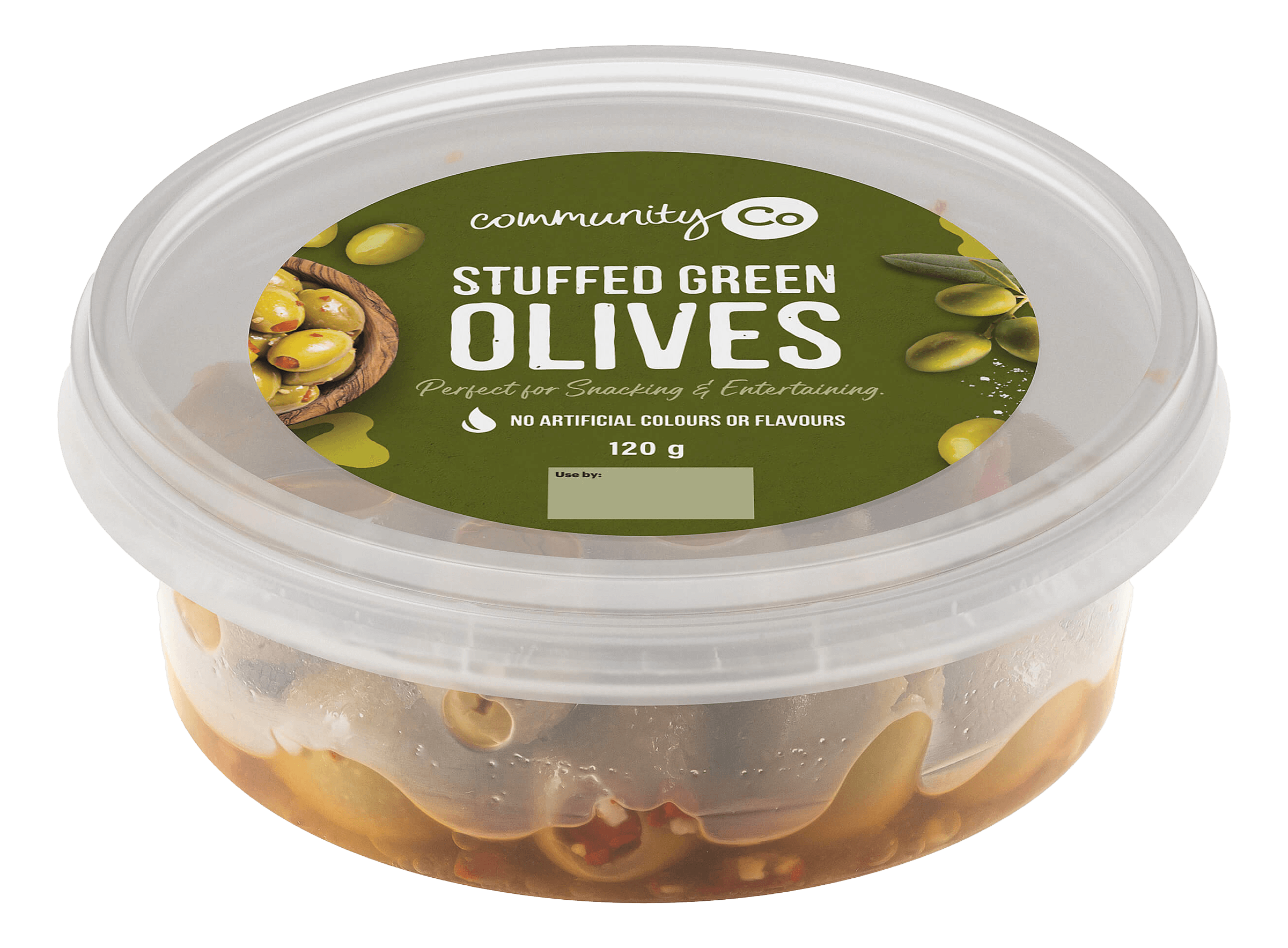 Stuffed Green Olives 120g