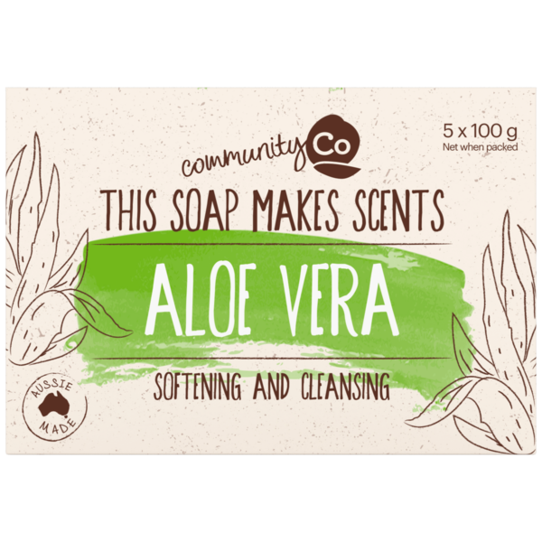 Community Co Aloe Vera Soap 5x100g