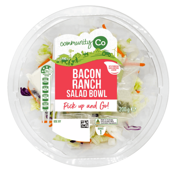 Community Co Bacon Ranch Salad Bowl 200g