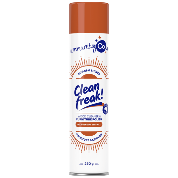 Community Co Clean Freak Wood Cleaner & Furniture Polish 250g