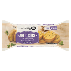 Community Co Garlic Slices 270g