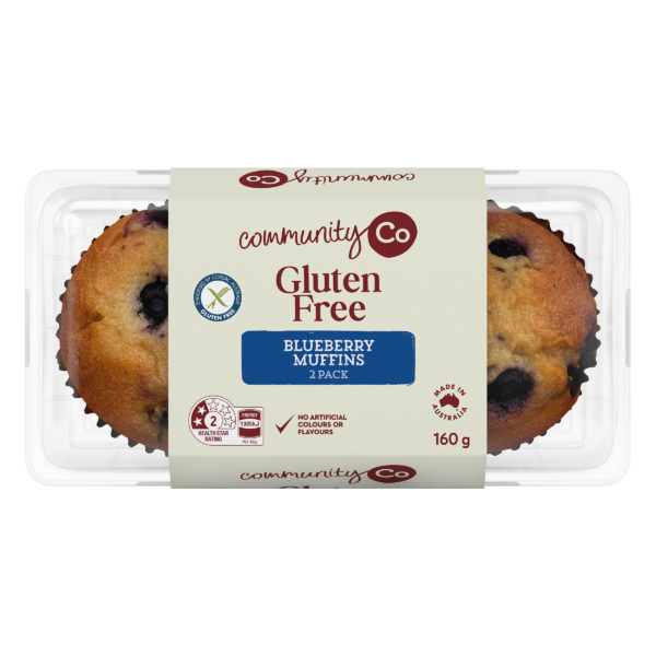 Community Co Gluten Free Blueberry Muffin 160g