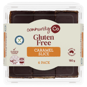 Community Co Gluten Free Caramel Slice 180g