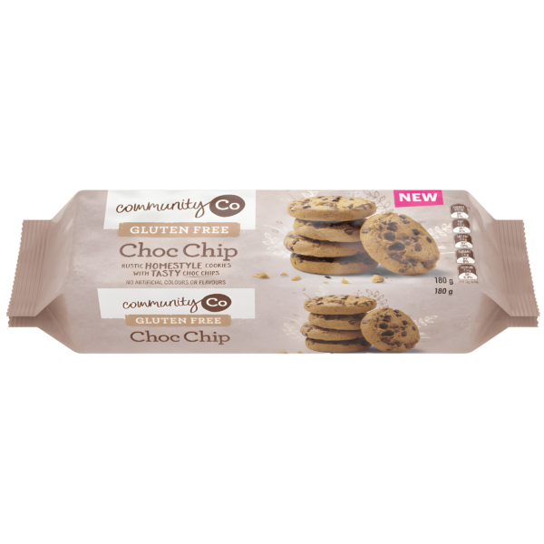 Community Co Gluten Free Choc Chip Cookies 180g