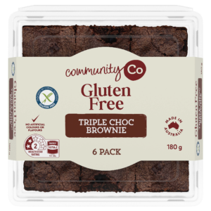 Community Co Gluten Free Triple Chocolate Brownie 180g