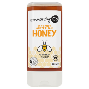 Community Co Honey Upside Down Squeeze 500g