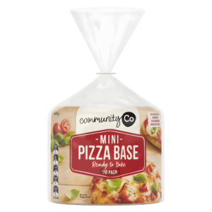 Community Co Mini Pizza Bases - 10 Pack