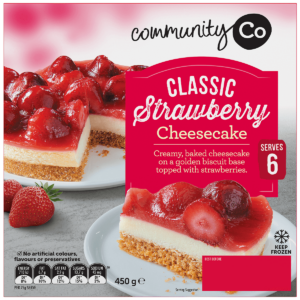 Community Co Strawberry Cheesecake 450g