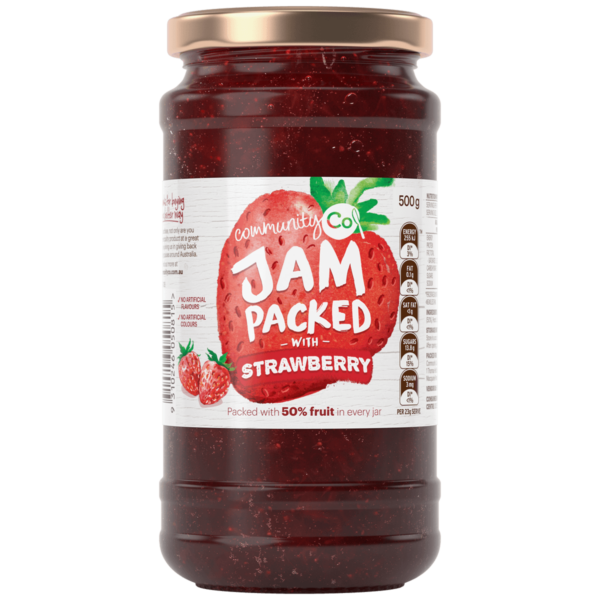 Community Co Strawberry Jam 500g