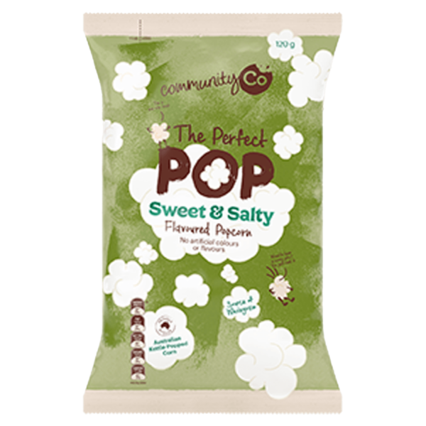 Community Co Sweet & Salty Popcorn 120g