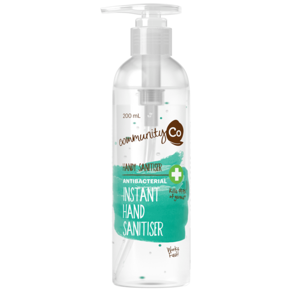 Community Co Antibacterial Instant Hand Sanitiser 200ml