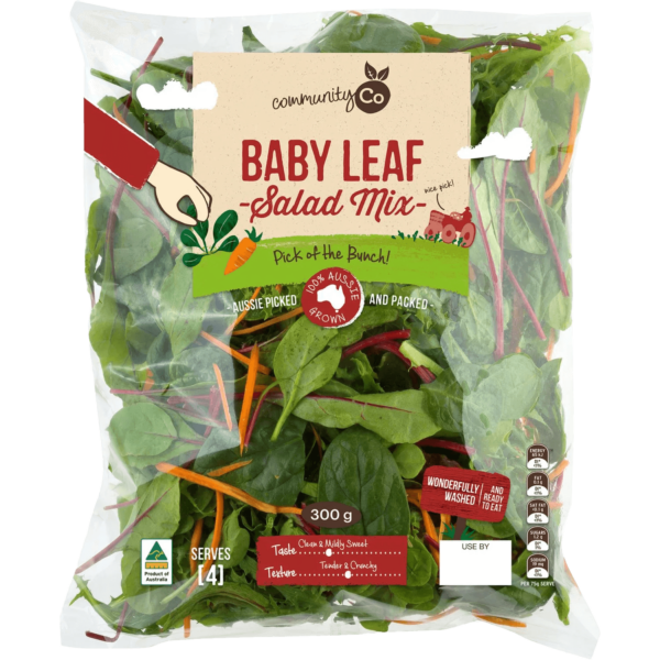 Community Co Baby Leaf Salad Mix 300g