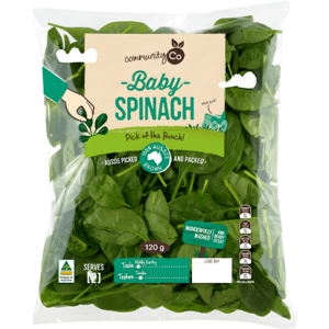 Community Co Baby Spinach 120g