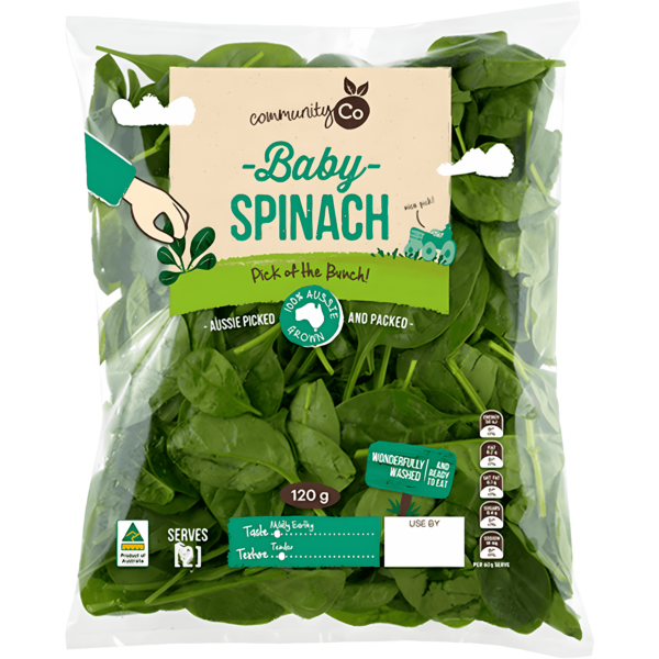 Community Co Baby Spinach 120g