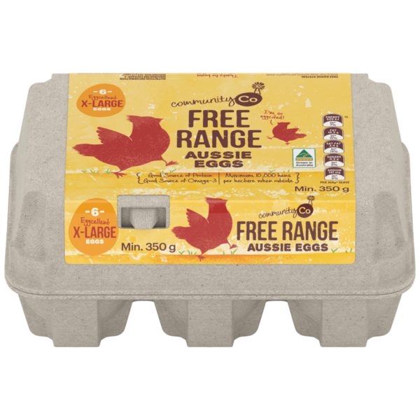 Community Co Free Range Eggs XLarge 350g