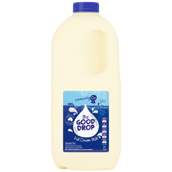 Community Co Full Cream Milk 2L