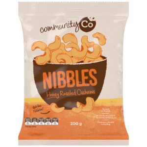 Community Co Honey Roasted Cashews 200g