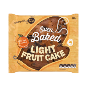 Community Co Light Fruit Cake 800g