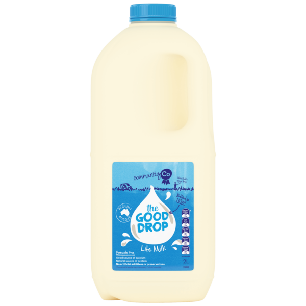 Community Co Lite Cream Milk 2L