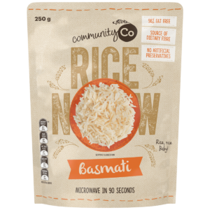 Community Co Microwavable Basmati Rice 250g