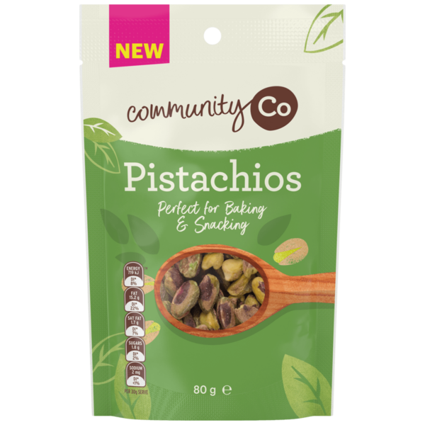 Community Co Natural Pistachios 80g