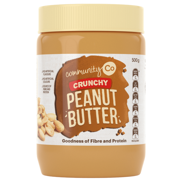 Community Co Peanut Butter Crunchy 500g