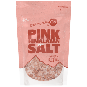 Community Co Pink Himalayan Salt Grinder Refill 400g