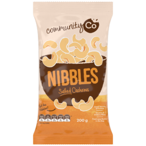 Community Co Salted Cashews 200g