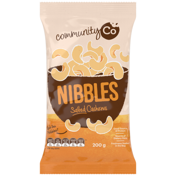 Community Co Salted Cashews 200g