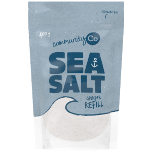 Community Co Sea Salt Grinder Refill 400g