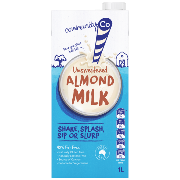 Community Co Unsweetened Almond Milk 1L